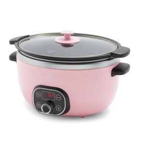 Open Box - GreenLife -  8qt Slow Cooker Pink Pink